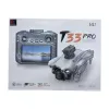 T33 PRO drone and remote control set in a white packaging box Item Picture